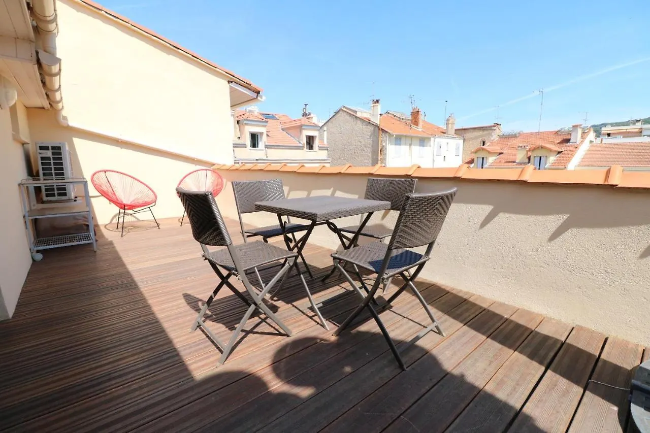 Rooftop Terrasse 1 Bedroom In Rue D'Antibes, 5 Min From The Croisette 214 Cannes France